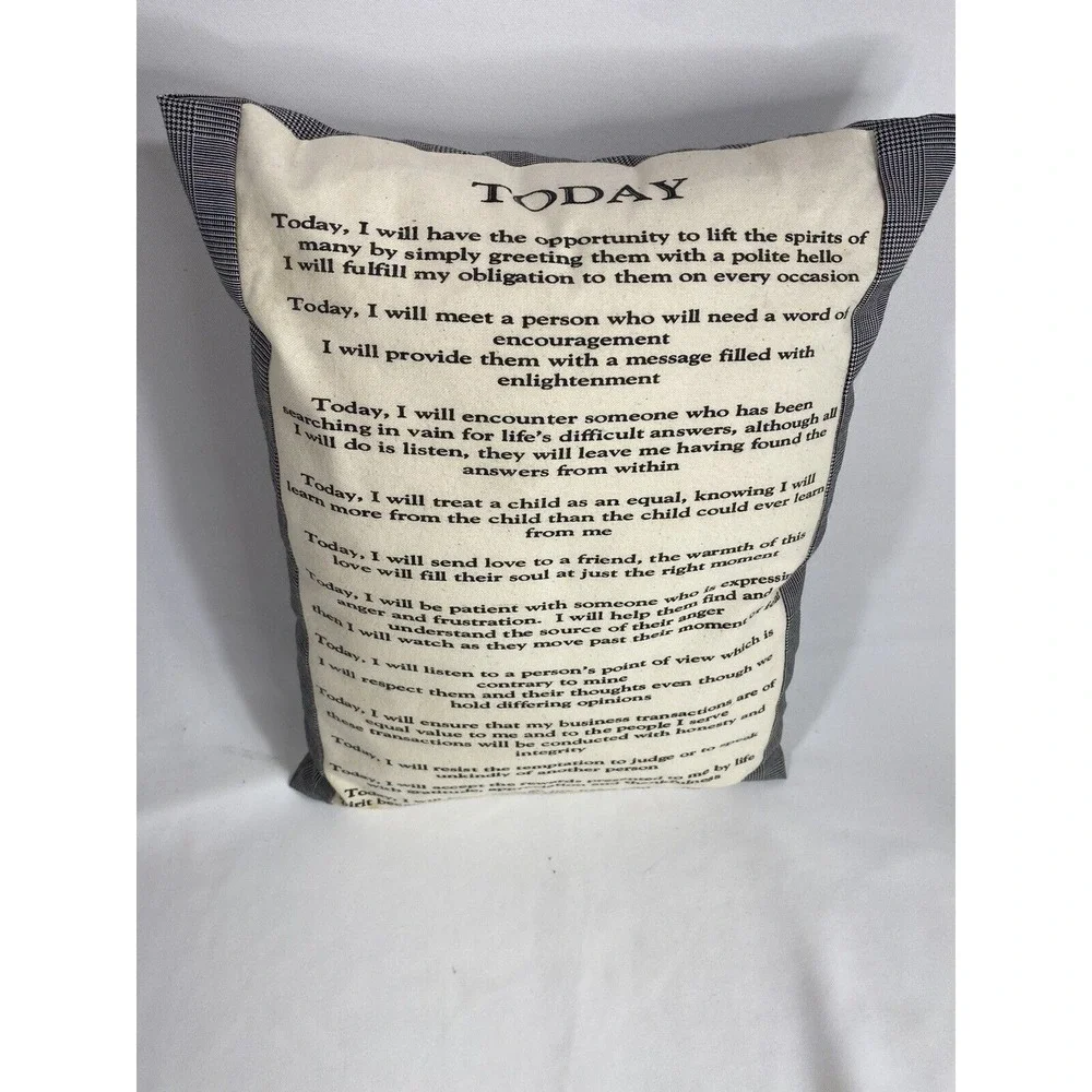 Unbranded Vintage Today Throw Pillow 16x12 Multicolor Cottagecore Decor‎ Linens